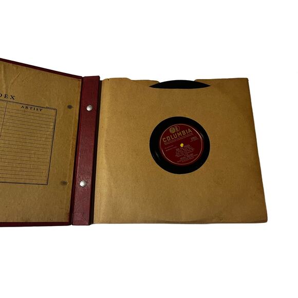 VTG MCM 78 Album Collection 10 Album Collection in Hardback Case Circa 1900 - Picture 2 of 3